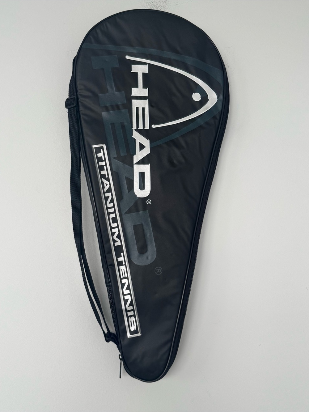 Head Titanium Tennis Racket Zippered Cover Carrying Bag Black Case Only